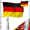 KESSER® Teleskop Fahnenmast Aluminium 6,30m Bodenhülse 60cm Produktbild-Vorschau 1