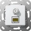 GIRA 569703. Buchsen-Typ: RJ-45 + SAT. Produktfarbe: Weiß Náhled obrázku produktu 1