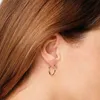 trendor 15174 Damen-Ohrringe Gold 333 / 8K Creolen Breite 2 mm Ø 20 mm 3 Produktbild-Vorschau