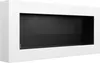 A white, modern ethanol fireplace mounted on a wall. Anteprima dell’immagine prodotto