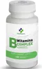 A white bottle of dietary supplements with a label. Produktbild-Vorschau