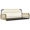 vidaXL Hängebank mit Kissen 105x58x38 cm Poly Rattan und Produktbild-Vorschau 5