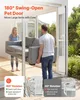 VEVOR Hundeklappe für Glasschiebetür, Hundetür Produktbild-Vorschau 3