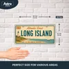Blechschild 15x30cm - Long Island Atlantic Coast Retro USA Produktbild-Vorschau 2