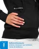 Mivaro Damen Sweatjacke mit Kapuze und Kängurutasche mit Produktbild-Vorschau 4