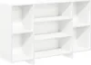 Credenza bianca 120x30x75 cm in materiale ligneo Anteprima dell’immagine prodotto 2