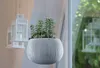 Závesný kvetináč s vložkou Betonová miska DKB370WS betónová Náhľad obrázku produktu 7