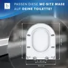 BENKSTEIN Premium Toilettendeckel - antibakteriell D-Form Produktbild-Vorschau 7