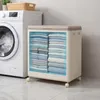 COSTWAY Aufbewahrungsbox, 45 L Wäschekorb Kunststoff mit Produktbild-Vorschau 2