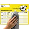 Fußball Stundenplan abwischbar I DIN A4 I Rückseite Produktbild-Vorschau 5