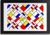 Bild 30x20 MDF-Rahmen, Wandkunst Abstraktion Produktbild-Vorschau 1