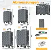 KESSER® Reisekoffer Set 4-teilig | Kofferset + Handgepäck | Produktbild-Vorschau 2