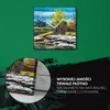 Coloray Uhr auf Leinwand 30x30 cm Wand Uhr Dekoration Produktbild-Vorschau 5