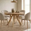 Runder Ausziehbarer Tisch für Esszimmer, PERO, Loft-Stil, Produktbild-Vorschau 2