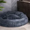 Intirilife, soffice lettino in peluche grigio scuro Anteprima dell’immagine prodotto 5