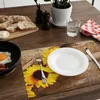 Abwaschbare Tischsets 6er Set Sommer Sonnen-Blumen Produktbild-Vorschau 6
