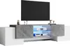 Sweiko 180 x 40 x 46,5 cm semplice mobile TV bianco e Anteprima dell’immagine prodotto 8