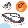 Malplay Autorennbahn 300 cm, 2 Rennwagen 1:43 mit LED, USB, Produktbild-Vorschau 2