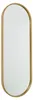 Fragix Boston Spiegel Oval - Gold - Metallrahmen - 80x30 Produktbild-Vorschau 1