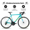 Hiland 28 Zoll Rennrad 14 Gang, Aluminium Rahmen 700c Produktbild-Vorschau 2