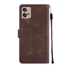 Pouzdro pro Motorola Moto G32 vyražené Flip kožené Náhled obrázku produktu 4