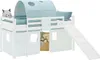 Lit mezzanine Homestyle4u 90 x 200 cm pour enfants, blanc, Voir les images du produit 19