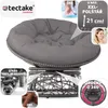TecTake 403553, Polyester, Ocel, Šedá Náhled obrázku produktu 4
