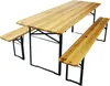 Milani Home - set birreria tavolo e panche, legno, tavolo e Anteprima dell’immagine prodotto 1