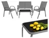 Gardlov 27600 Set da giardino - tavolo, panca, 2 poltrone, Anteprima dell’immagine prodotto 4