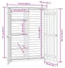 vidaXL Zahradní přístřešek na nářadí 123x50x171 cm Náhled obrázku produktu 8