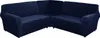 Topchances Velvet Sofa Cover L Shape 5 Seater Corner Sofa Náhled obrázku produktu 6