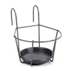 Blumentopfhal. Ø16cm grau zum Einhängen, 355895 Produktbild-Vorschau 1