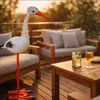 Gartenfigur Storch Metall, wackelnder Kopf mit Feder, Deko Produktbild-Vorschau 5