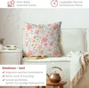 Dekokissen Blumen drinnen / Indoor Zierkissen Canvas Produktbild-Vorschau 3