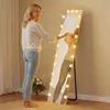 Ganzkörperspiegel RGB-LED Hollywood-Stil, Standspiegel 21 Produktbild-Vorschau 10