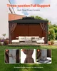 SucceBuy Tenda privacy impermeabile per gazebo 12' x 12' x Anteprima dell’immagine prodotto 6