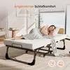 GUNUSS Lit pliant adulte Lit d'invité pliable avec matelas Voir les images du produit 12