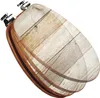 banjado Design WC Sitz Bambus Absenkautomatik -Graues Holz Produktbild-Vorschau 8