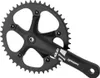 ProWheel Singlespeed Tretkurbel Crank schwarz Aluminium 48 Produktbild-Vorschau 2