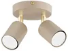 KAR-LIGHTING Deckenstrahler 2-flammig Beige/Ecru aus Metall Produktbild-Vorschau 4