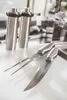 Tranchiergabel und Tranchiermesser 19,1cm aus Edelstahl mit Produktbild-Vorschau 1