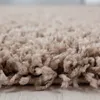 Teppich Wohnzimmer Hochflor Beige 160x230 Rechteck Unicolor Produktbild-Vorschau 4