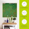 ARTland Wandbild, selbstklebend Feld mit Mohn Größe: 40x40 Produktbild-Vorschau 2