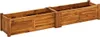 vidaXL Garten-Hochbeet Akazienholz 150x30x25 cm Produktbild-Vorschau 4