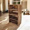 Holzkiste 50x40x30cm Geflammt Boden Lang Produktbild-Vorschau 4