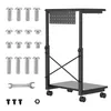 Carrello portacomputer con ripiano, 80 kg max, altezza Anteprima dell’immagine prodotto 5