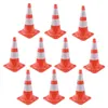 10x Verkehrskegel Warnleitkegel Verkehrsleitkegel Leitkegel Produktbild-Vorschau 1