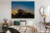 MuchoWow® Poster Silhouette von Bäumen bei Sonnenuntergang Produktbild-Vorschau 4