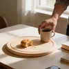 Tagliere rotondo in legno di faggio da 22 cm con Anteprima dell’immagine prodotto 6