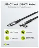 Goobay 64659 Cavo tessile da USB-C™ a USB-C™ con spine in Anteprima dell’immagine prodotto 2